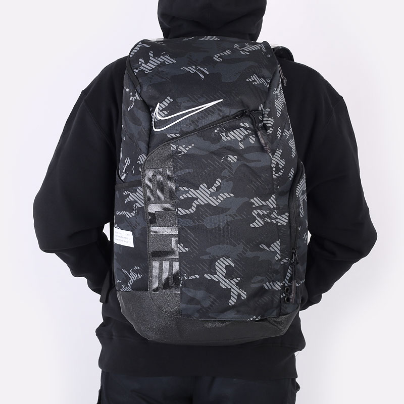 черный рюкзак Nike Elite Pro Printed Basketball Backpack 32L DA7278-010 - цена, описание, фото 3